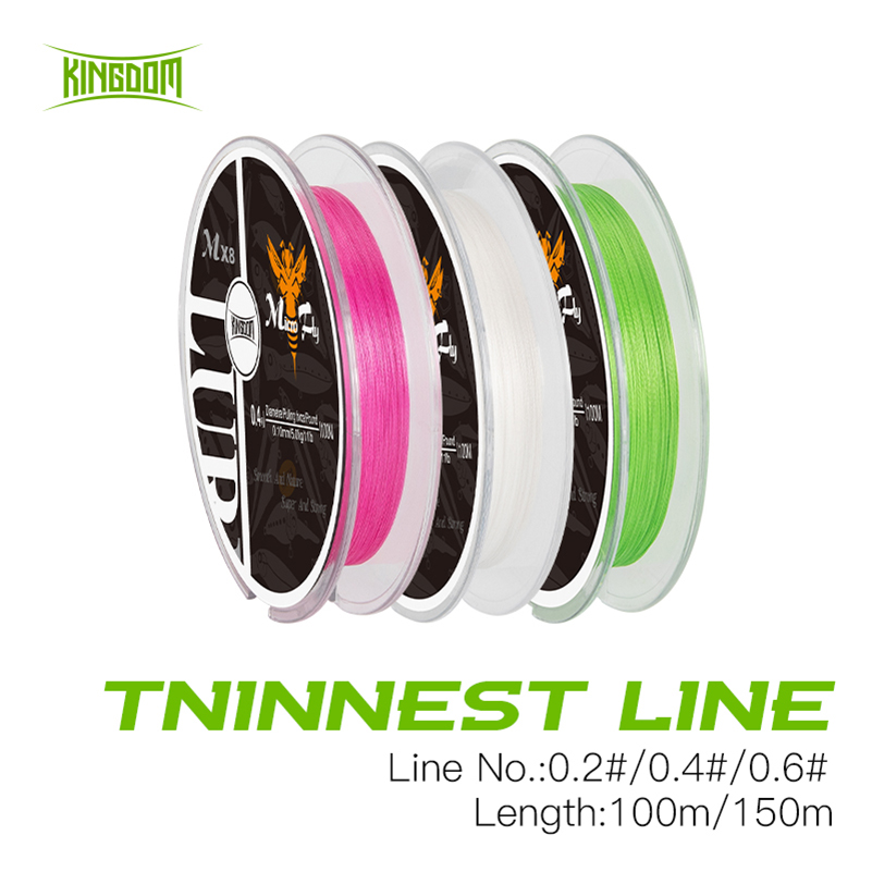 Ice Fishing Line - Kingdom DERNIÈRE MAILLOT Super Mince 0,2