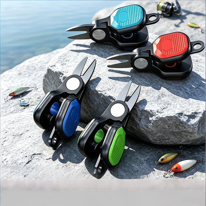 Fishing Line Cutter - Ciseaux de pêche portables en acier